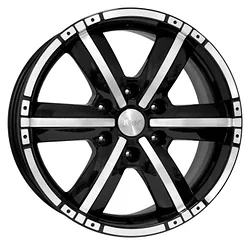 Колесный диск K&K Окинава-оригинал 7.5x17/6x139.7 D67.1 ET38 Алмаз черный Колесный диск K&K Окинава-оригинал 7.5x17/6x139.7 D67.1 ET38 Алмаз черный