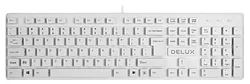 Клавиатура Delux KA150U white Клавиатура Delux KA150U white