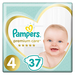 Pampers Premium Care Maxi 4 (9-14 кг), 37 шт