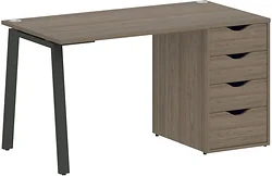 Стол для работы Riva Home Office VR.SP-3-138.4.A Anthracite (вяз благородный)