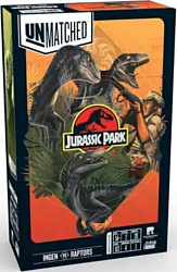 Настольная игра для детей GaGa Games Unmatched Jurassic Park InGen vs Raptors GG363 (с русскими правилами)