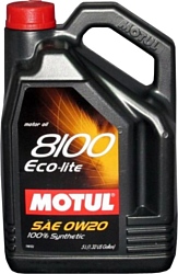 Моторное масло Motul 8100 Eco-lite 0W20 5л