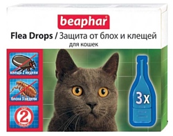 Beaphar Flea Drops для кошек (3 пипетки)