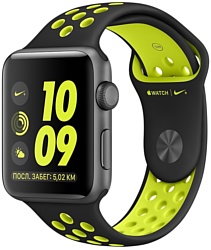 Apple Watch Nike+ 42mm Space Gray with Black/Volt Nike Band (MP0A2)