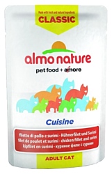 Almo Nature (0.055 кг) 1 шт. Classic Cuisine Adult Cat Chicken fillet and surimi
