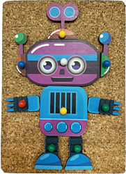 WoodLandToys Веселые гвоздики "Роботы" 118107