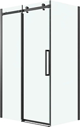 Душевой уголок Grossman Classic 110x80x195 120.K33.04.1180.21.00 (черный матовый/стекло прозрачное)