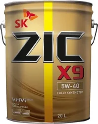Моторное масло ZIC X9 5W-40 20л