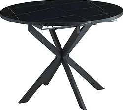 Кухонный стол Signal Gaston GASTONCMAC100 (черный мрамор/черный матовый) Кухонный стол Signal Gaston GASTONCMAC100 (черный мрамор/черный матовый)