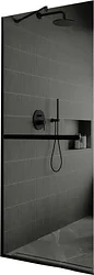 Душевая перегородка MaybahGlass 109x119 MGD-717-6у (графитовое стекло/черный) Душевая перегородка MaybahGlass 109x119 MGD-717-6у (графитовое стекло/черный)