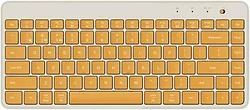 Клавиатура Xiaomi Dual Mode Wireless Keyboard XMBXJP01YM бежевый/yellow