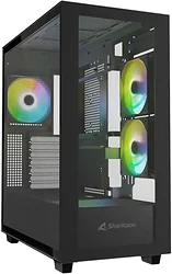 Корпус для компьютера Sharkoon Rebel C60 RGB (черный)