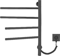 Полотенцесушитель Gloss & Reiter E2.L.43x60.F4 (таймер, муар черный)
