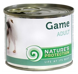 Nature's Protection Консервы Dog Adult Game (0.2 кг) 1 шт.