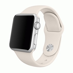 Ремешок Apple спортивный 42 мм (мраморно-белый) (MLL12)