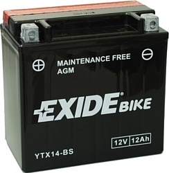 Exide Maintennance Free YTX14-BS (12Ah)