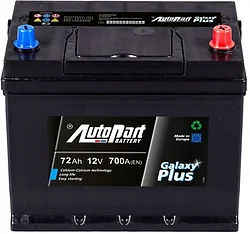 Автомобильный аккумулятор AutoPart AP722 572-300 (72Ah)