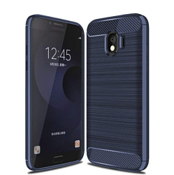 Case Brushed Line для Samsung Galaxy J4 (синий)