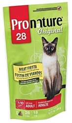 ProNature 28 Meat Fiesta with Chicken, Salmon & Lamb Flavor для взрослых кошек (0.35 кг)