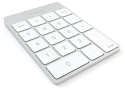 Satechi Aluminum Slim Rechargeable Keypad Silver Bluetooth