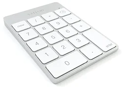 Клавиатура Satechi Aluminum Slim Rechargeable Keypad Silver Bluetooth