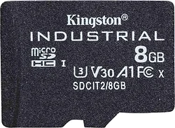 Карта памяти Kingston Industrial microSDHC SDCIT2/8GBSP 8GB