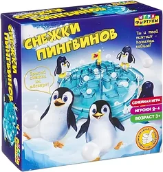 Настольная игра для детей Фортуна Снежки пингвинов Ф98386