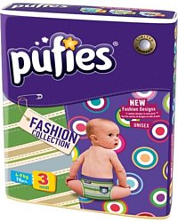 Pufies Fashion Collection midi 3 (4-9 кг) 78шт
