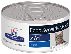 Hill's (0.156 кг) 1 шт. Prescription Diet Z/D Feline Food Sensitivities canned