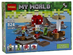 Jisi bricks (Decool) My World 824 Затонувший остров