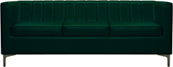 Brioli Бруно трехместный (экокожа, L15 зеленый)
