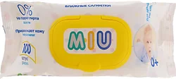 Салфетки влажные MIU С экстрактом ромашки , 100 шт Салфетки влажные MIU С экстрактом ромашки , 100 шт