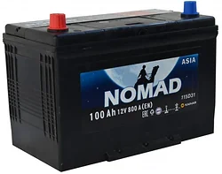 Автомобильный аккумулятор Nomad Asia 6СТ-100е (100Ah)
