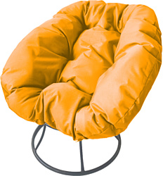 M-Group Пончик 12310311 без ротанга (серый/желтый подушка)