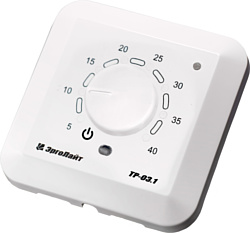 Терморегулятор ЭргоЛайт ТР-03.1В встраиваемый (белый)