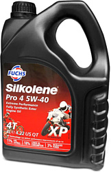 Fuchs Мото Silkolene Pro 4 5W-40 XP 4л