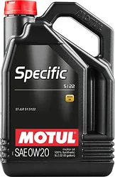 Моторное масло Motul Specific 5122 0W-20 5л