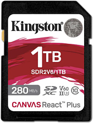 Карта памяти Kingston Canvas React Plus V60 SDXC 1TB