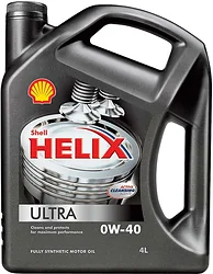 Моторное масло Shell Helix Ultra 0W-40 4л Моторное масло Shell Helix Ultra 0W-40 4л