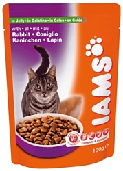 Iams Cat Pouch Adult with Rabbit in Jelly (0.1 кг) 22 шт.