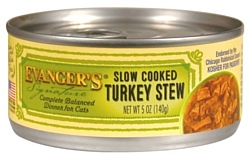 Evanger's Signature Series Slow Cooked Turkey Stew консервы для кошек (0.14 кг) 1 шт.