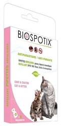 Biospotix капли от блох и клещей Cat Spot on для кошек
