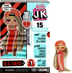 L.O.L. Surprise! J.K. Mini Fashion Doll M.C. Swag 570769