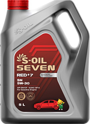 S-OIL SEVEN RED #7 SN 5W-30 5л