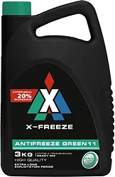 Антифриз X-Freeze Green 11 430206094 3 кг Антифриз X-Freeze Green 11 430206094 3 кг
