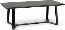 Кухонный стол TMB Loft Мейсон Дуб 1200x600 40 мм (эбеновое дерево)
