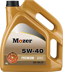 Моторное масло Mozer Premium 5W-40 API SN/CF 4л