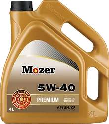 Моторное масло Mozer Premium 5W-40 API SN/CF 4л
