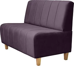 Прямой диван Brioli Руди полоса двухместный (V7-фиолетовый) Прямой диван Brioli Руди полоса двухместный (V7-фиолетовый)