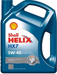 Моторное масло Shell Helix HX7 5W-40 5л Моторное масло Shell Helix HX7 5W-40 5л